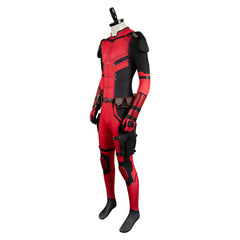 Deadpool & Wolverine(2024) Deadpool Wade Wilson Combinaison Rouge Cosplay Costume