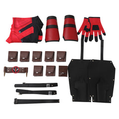 Deadpool & Wolverine(2024) Deadpool Wade Wilson Combinaison Rouge Cosplay Costume
