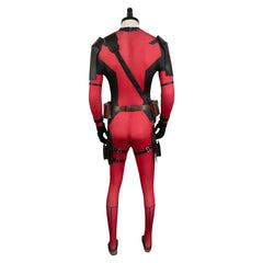 Deadpool & Wolverine(2024) Deadpool Wade Wilson Combinaison Rouge Cosplay Costume Ver.2