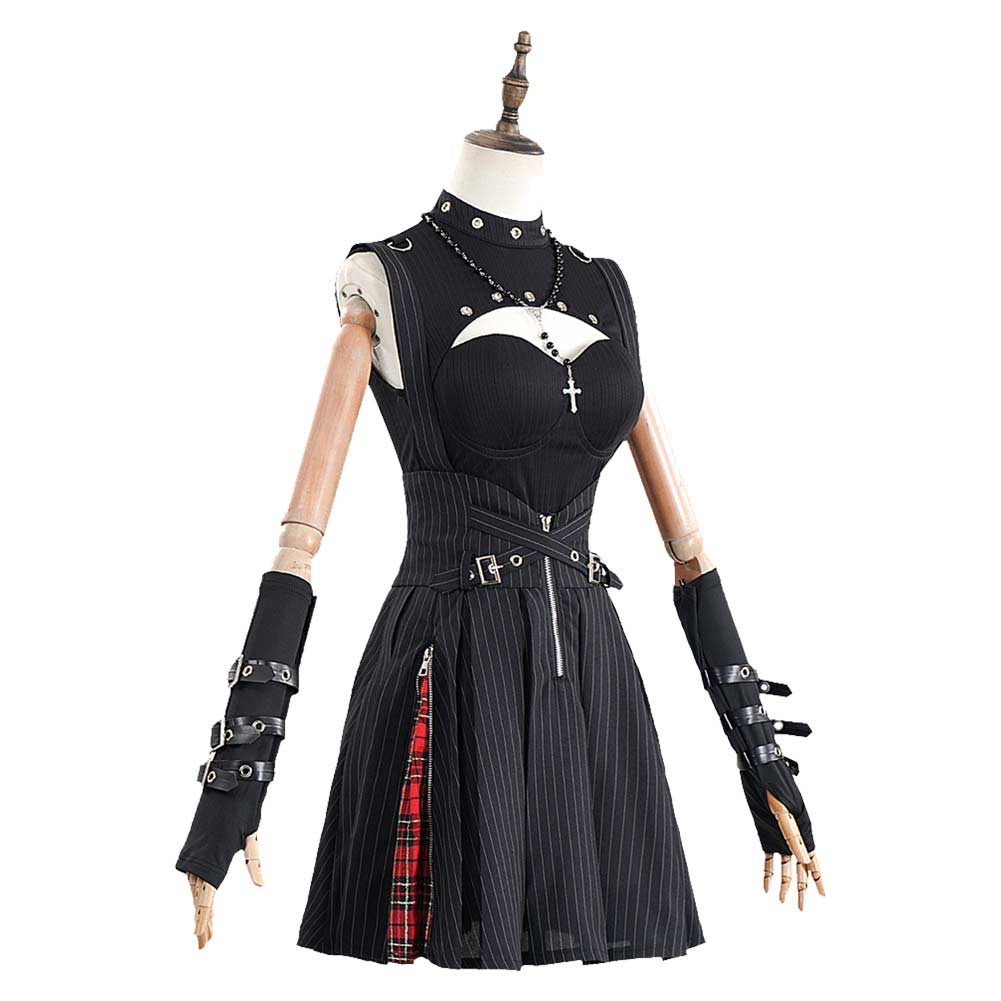 Death Note Misa Amane Robe Noire Cosplay Costume