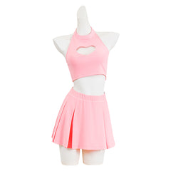 Death Note Misa Amane Tenue Rose Cosplay Costume