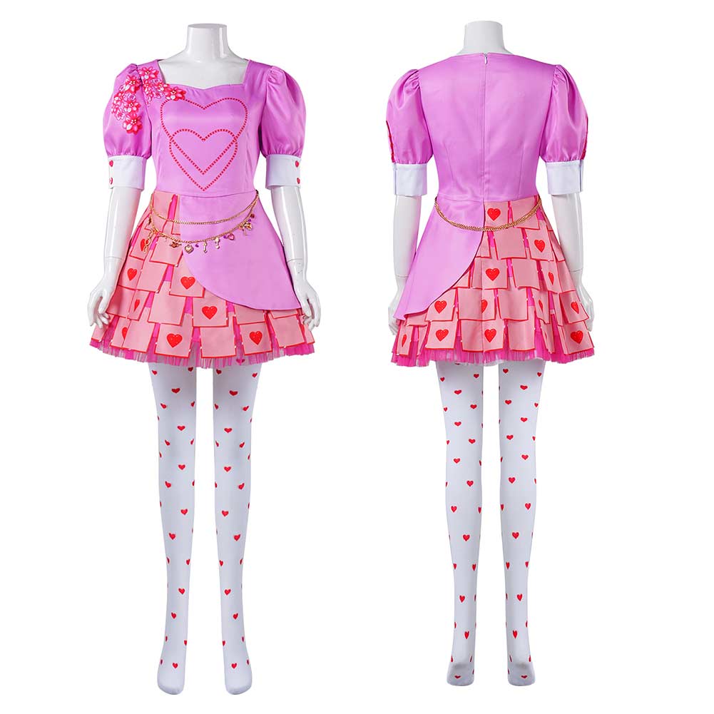 Descendants: L'Ascension de Red(2024) Bridget Robe Rose Cosplay Costume Ver.2