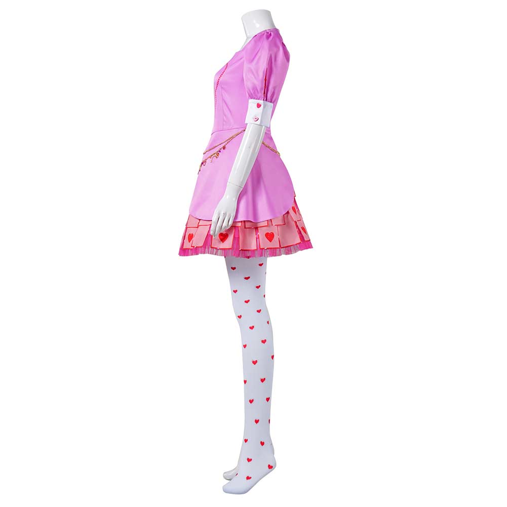 Descendants: L'Ascension de Red(2024) Bridget Robe Rose Cosplay Costume Ver.2
