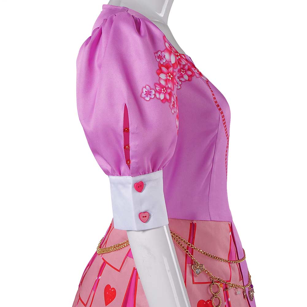 Descendants: L'Ascension de Red(2024) Bridget Robe Rose Cosplay Costume Ver.2
