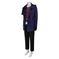 Devil May Cry 5 Nero Tenue Bleue et Noire Cosplay Costume