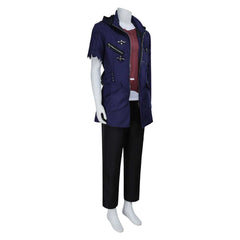 Devil May Cry 5 Nero Tenue Bleue et Noire Cosplay Costume