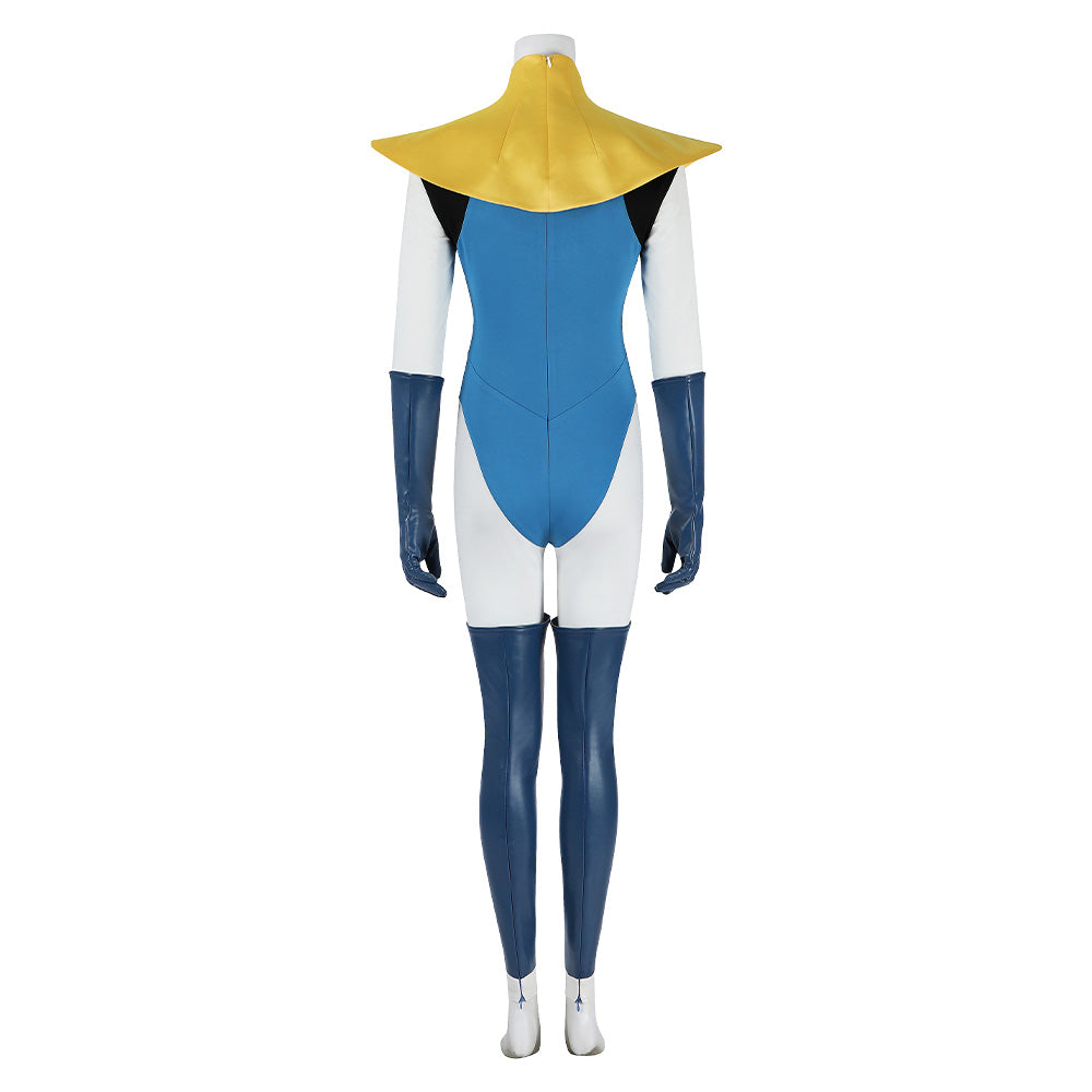 Dispatch Blazer Tenue Bleue et Jaune Cosplay Costume
