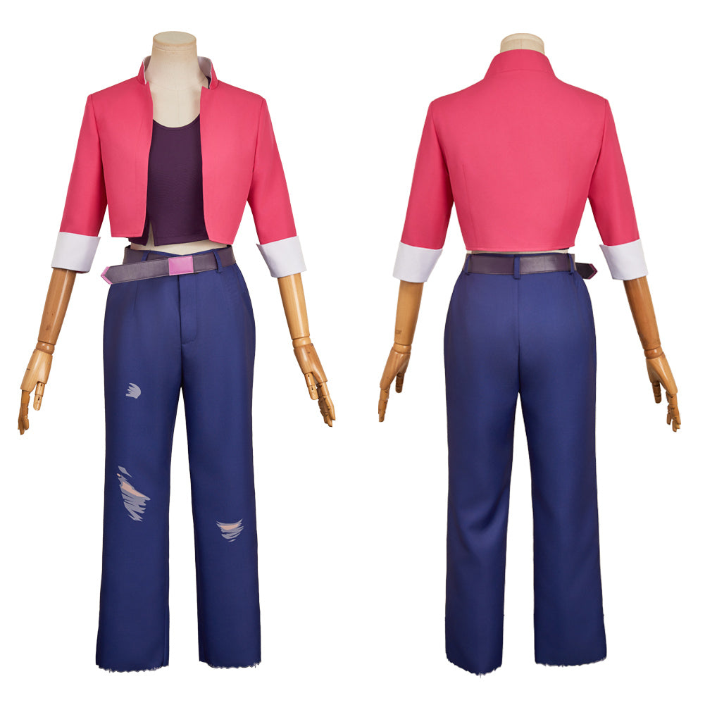 Dispatch(2025) Invisigal Tenue Violette Cosplay Costume