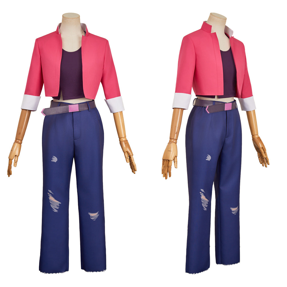 Dispatch(2025) Invisigal Tenue Violette Cosplay Costume