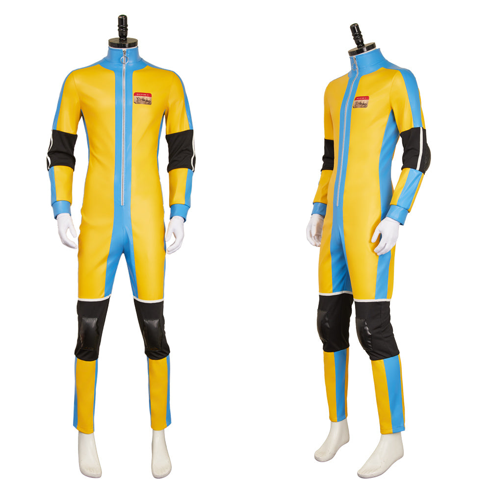 Dispatch(2025) Waterboy Tenue Jaune et Bleue Cosplay Costume