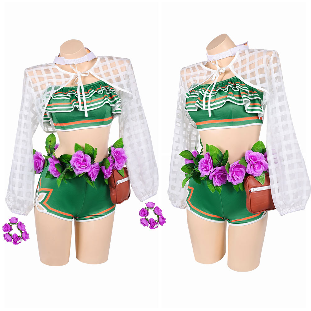 Doreen Green Sunshine Squirrel Maillot de Bain Vert Cosplay Costume