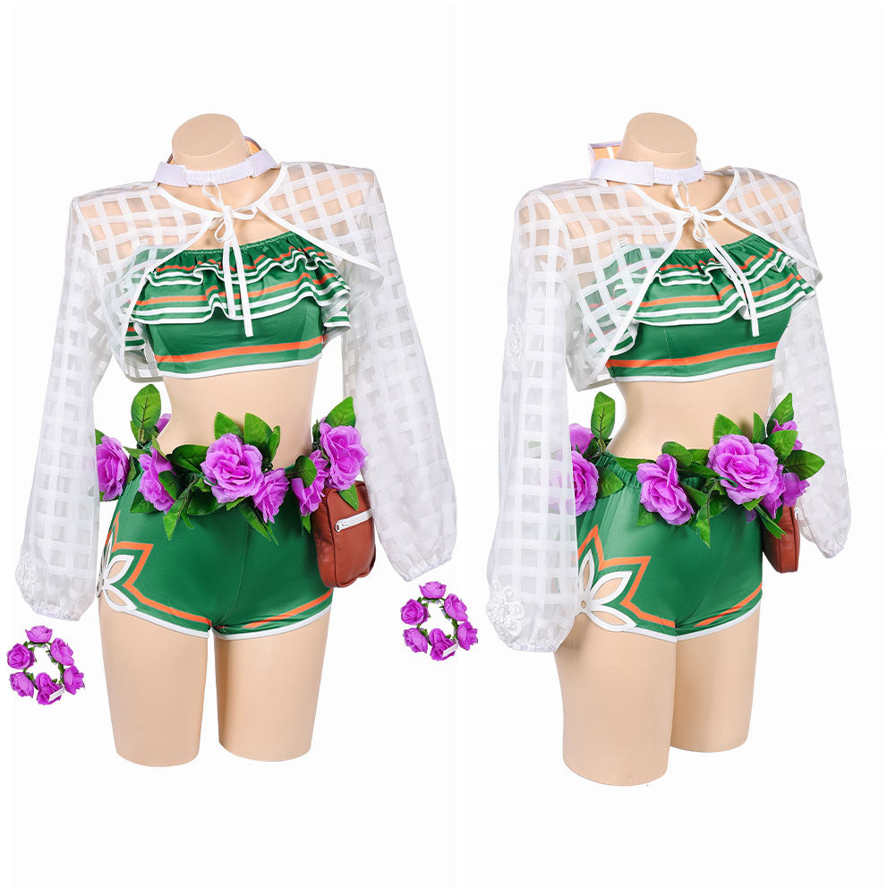 Doreen Green Sunshine Squirrel Maillot de Bain Vert Cosplay Costume