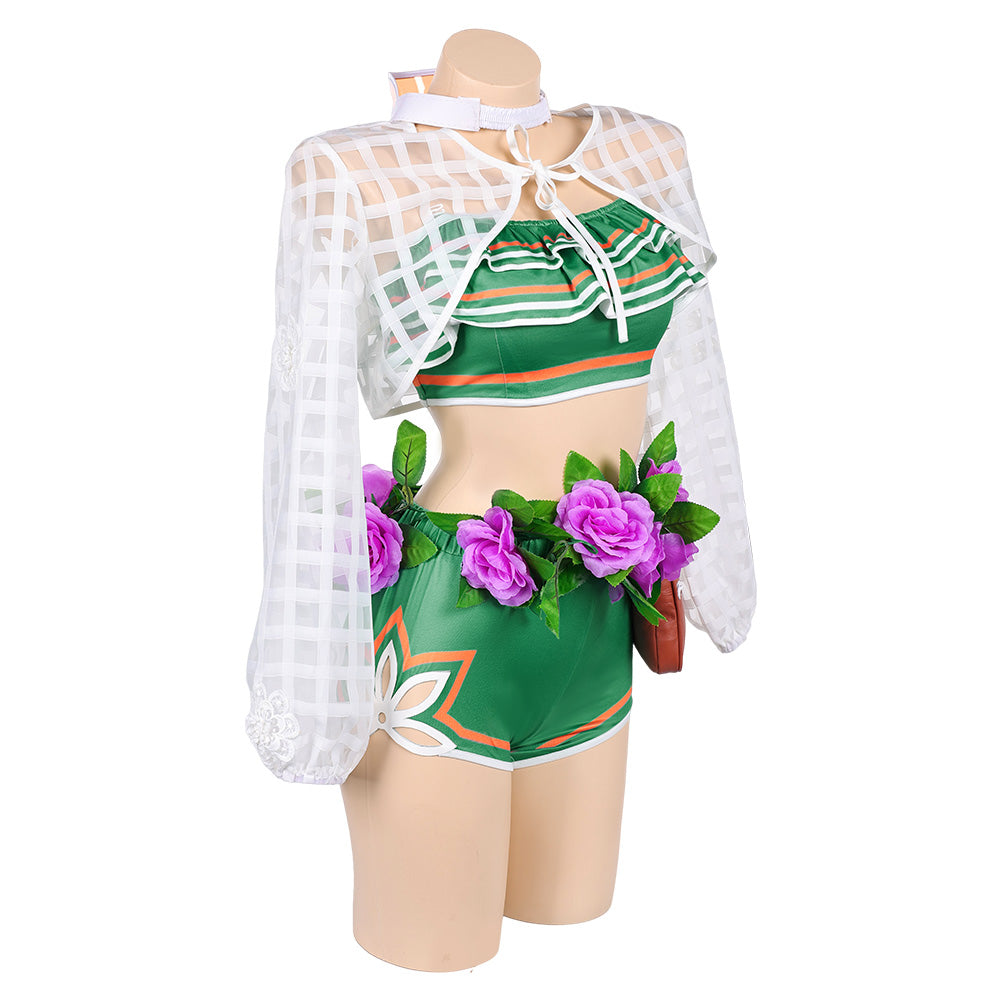 Doreen Green Sunshine Squirrel Maillot de Bain Vert Cosplay Costume