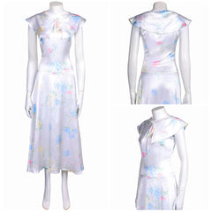 Downton Abbey 3: Le Grand Final(2025) Lady Mary Crawley Robe Blanche Cosplay Costume