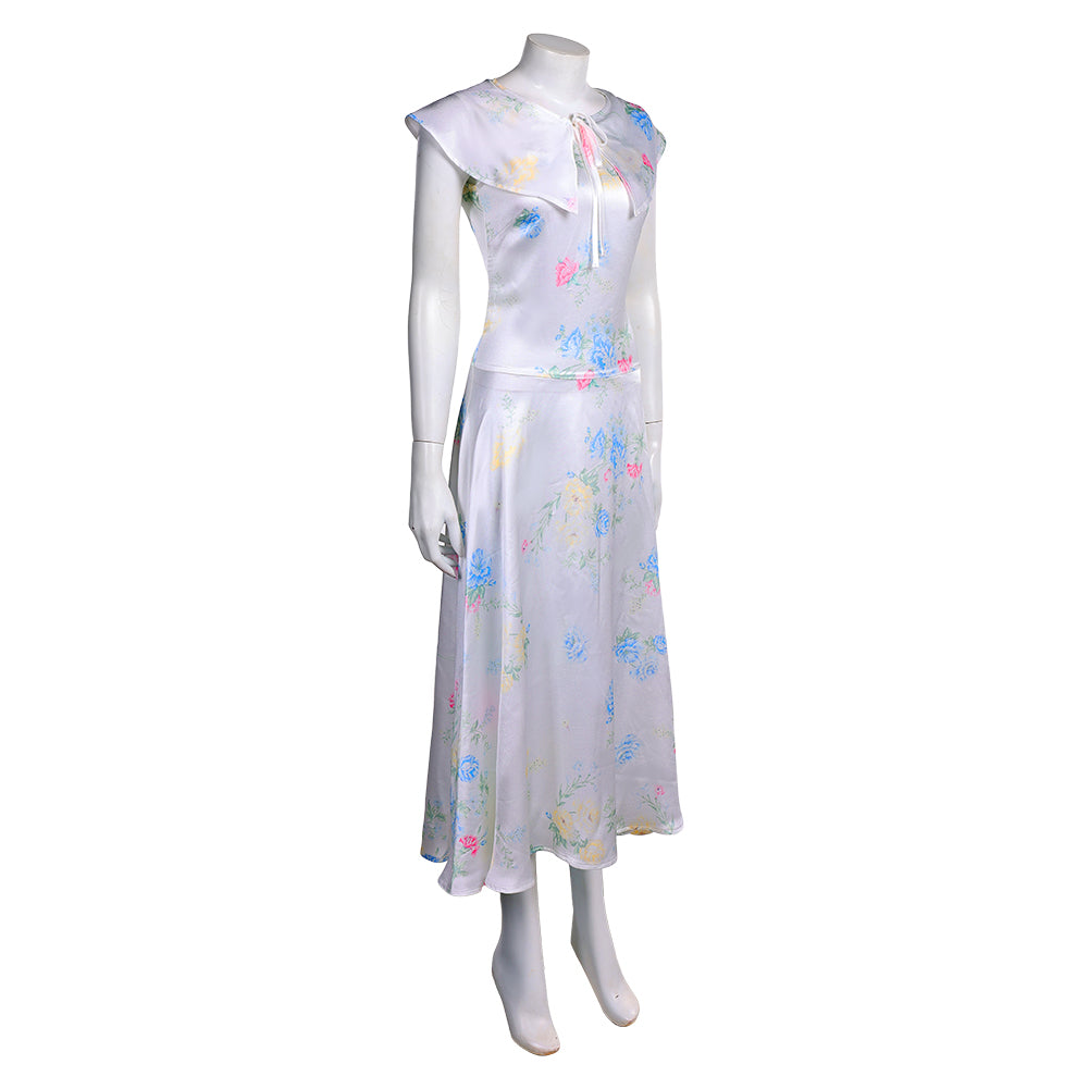 Downton Abbey 3: Le Grand Final(2025) Lady Mary Crawley Robe Blanche Cosplay Costume