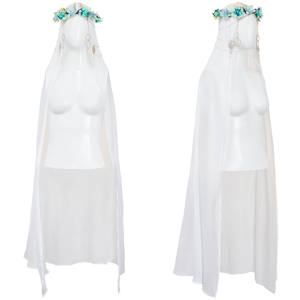 Elden Ring Nightreign(2025) Revenant Bandeau Fleur Cosplay Accessoire