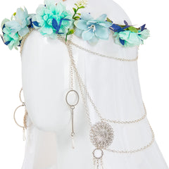 Elden Ring Nightreign(2025) Revenant Bandeau Fleur Cosplay Accessoire