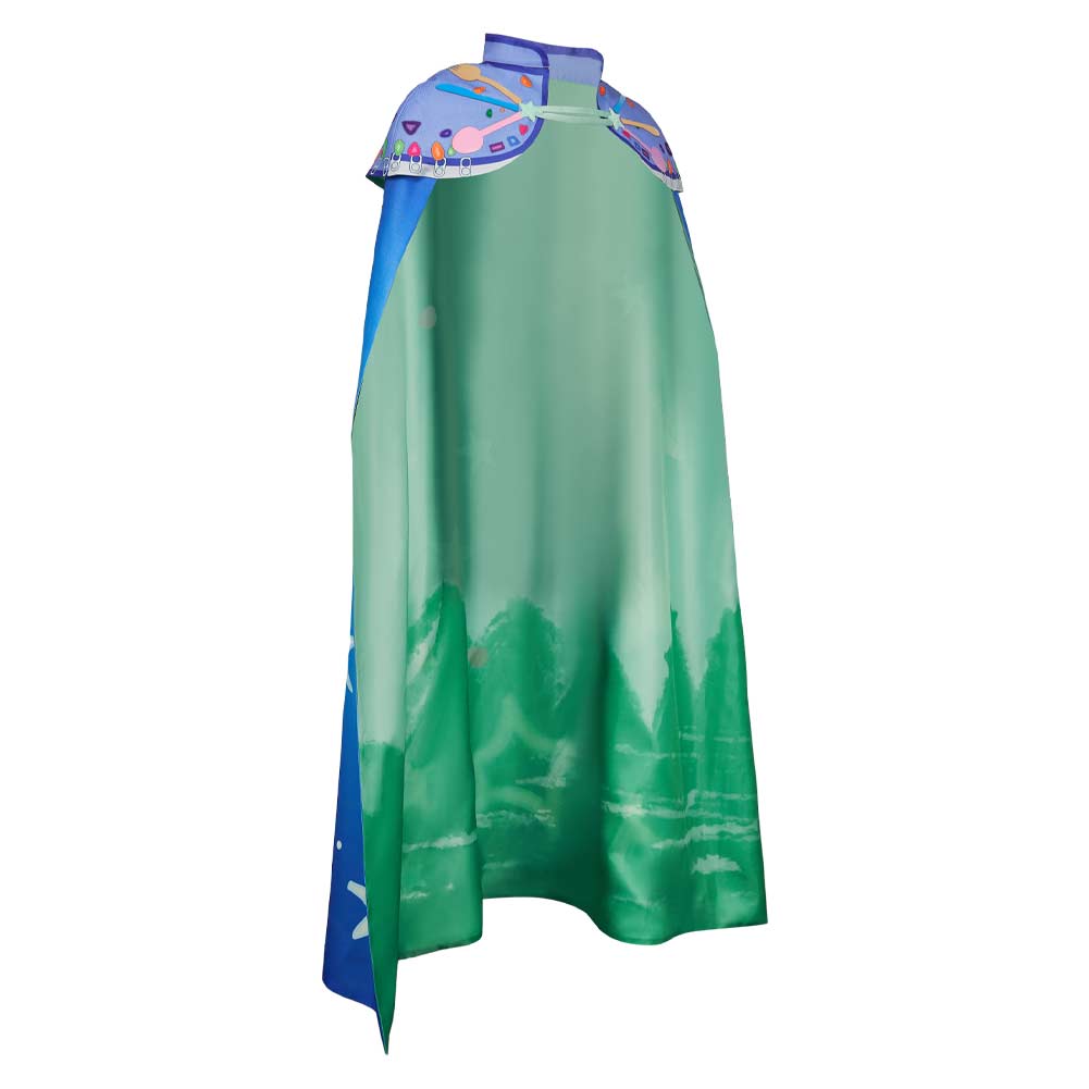 Elio(2025) Adulte Elio Ensemble T-shirt + Cape Étoiles Bleues Cosplay Costume