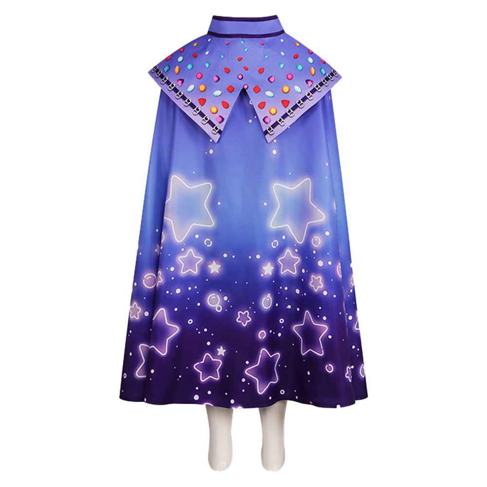 Elio(2025) Elio Tenue Verte avec Cape Cosplay Costume