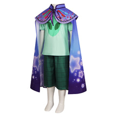 Elio(2025) Elio Tenue Verte avec Cape Cosplay Costume
