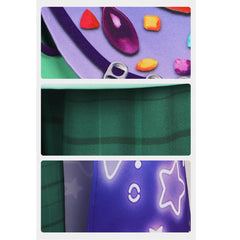 Elio(2025) Elio Tenue Verte avec Cape Cosplay Costume