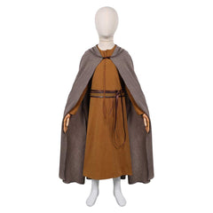 Enfant A Knight of the Seven Kingdoms(2026) Egg Tenue Brune avec Cape Cosplay Costume