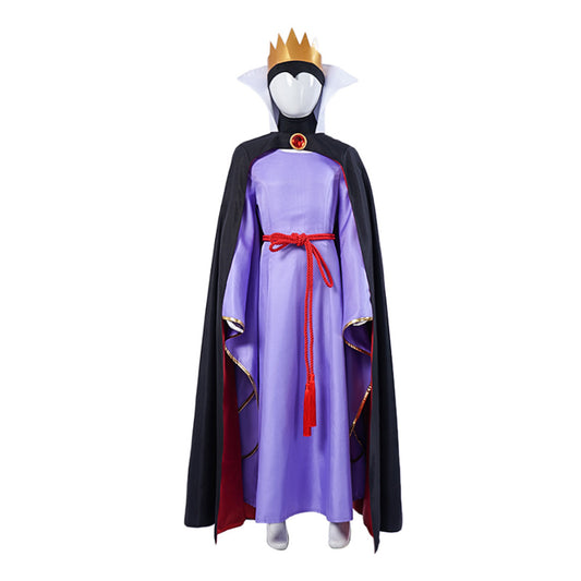 Enfant Blanche Neige La Reine Méchante Tenue Violette Cosplay Costume