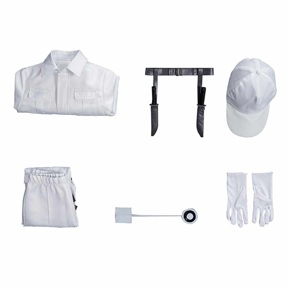 Enfant Cells at Work White Blood Cell Cosplay Costume
