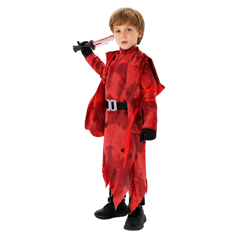 Enfant Dead by Daylight The Ghost Face Danny Johnson Tenue Rouge Cosplay Costume