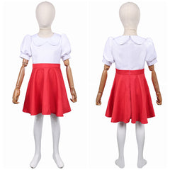 Enfant Deux pour Une(2007) Lottchen Robe Blanche et Rouge Cosplay Costume