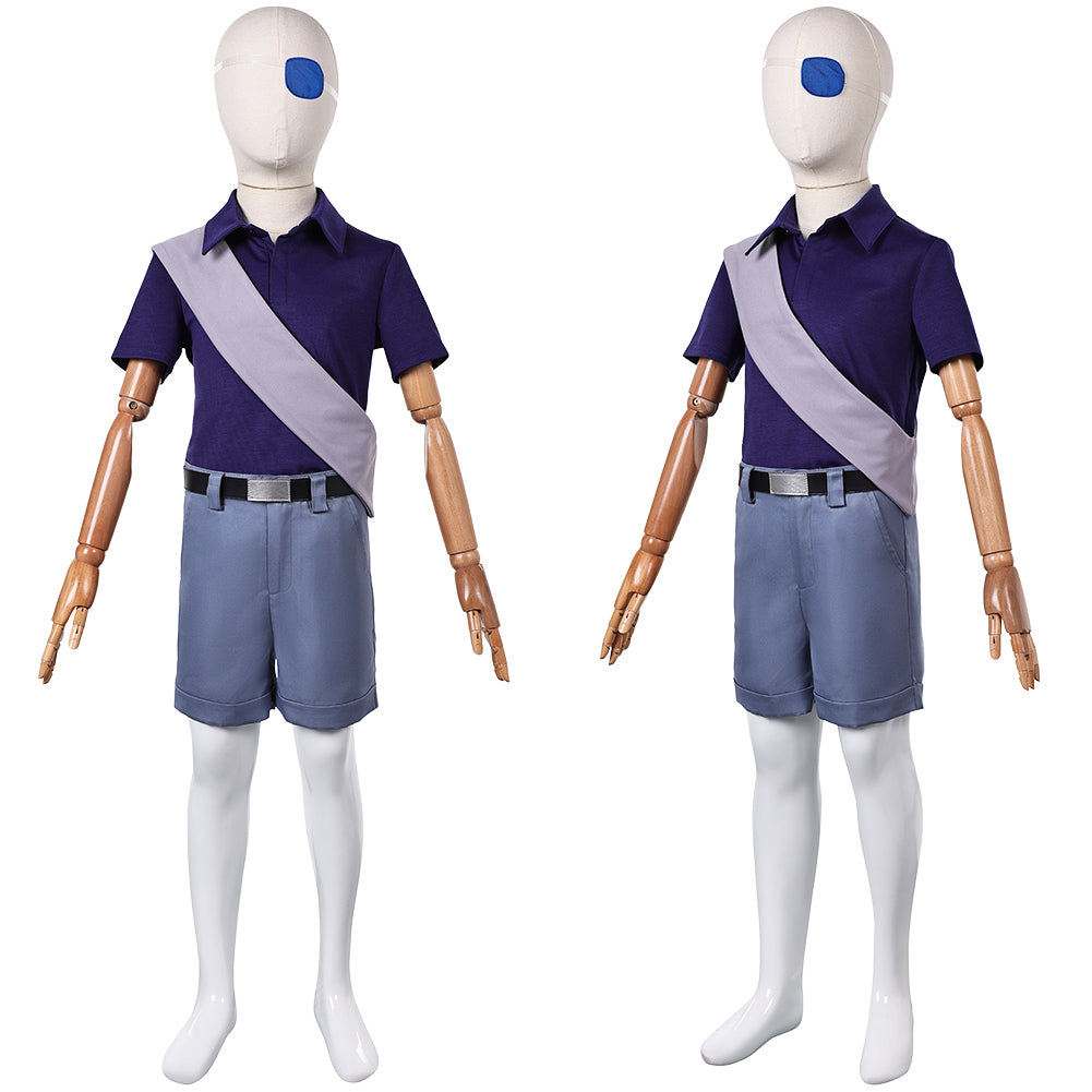 Enfant Elio(2025) Elio Tenue Bleue Cosplay Costume