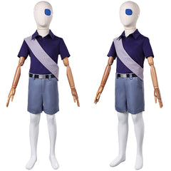 Enfant Elio(2025) Elio Tenue Bleue Cosplay Costume