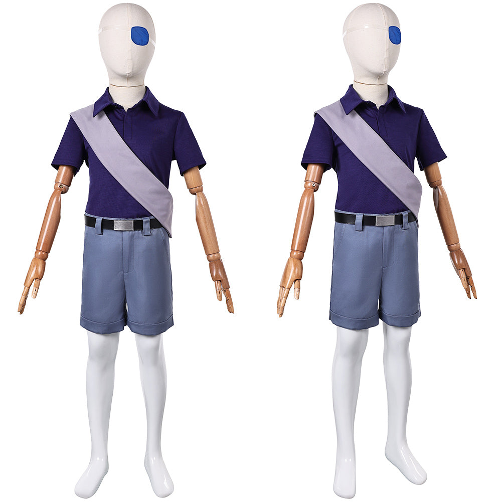 Enfant Elio(2025) Elio Tenue Bleue Cosplay Costume
