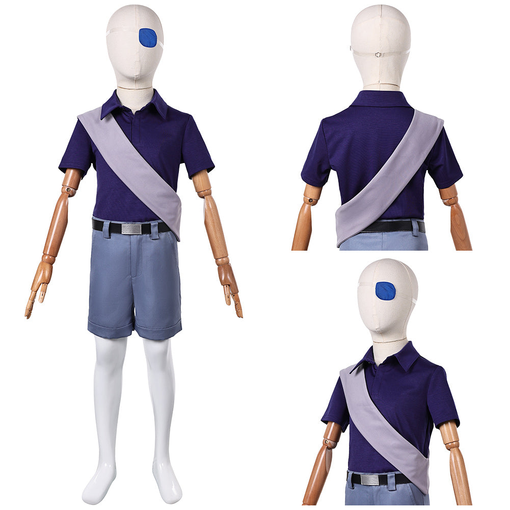 Enfant Elio(2025) Elio Tenue Bleue Cosplay Costume