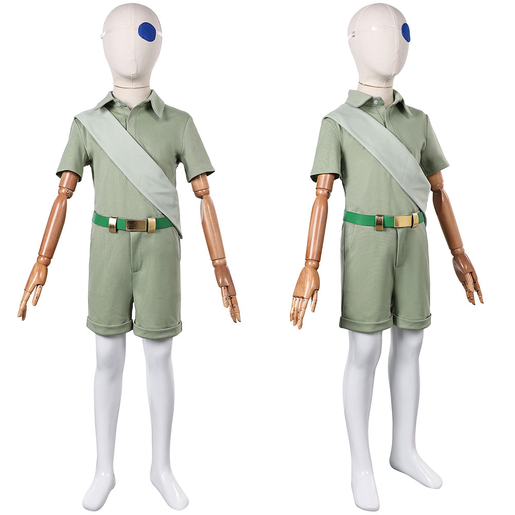 Enfant Elio(2025) Elio Tenue Verte Cosplay Costume