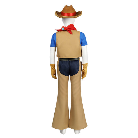 Enfant Jeu Princess Peach: Showtime!(2024) Cowgirl Peach Cosplsy Costume
