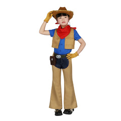 Enfant Jeu Princess Peach: Showtime!(2024) Cowgirl Peach Cosplsy Costume