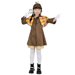 Enfant Jeu Princess Peach: Showtime!(2024) Détective Peach Cosplay Costume