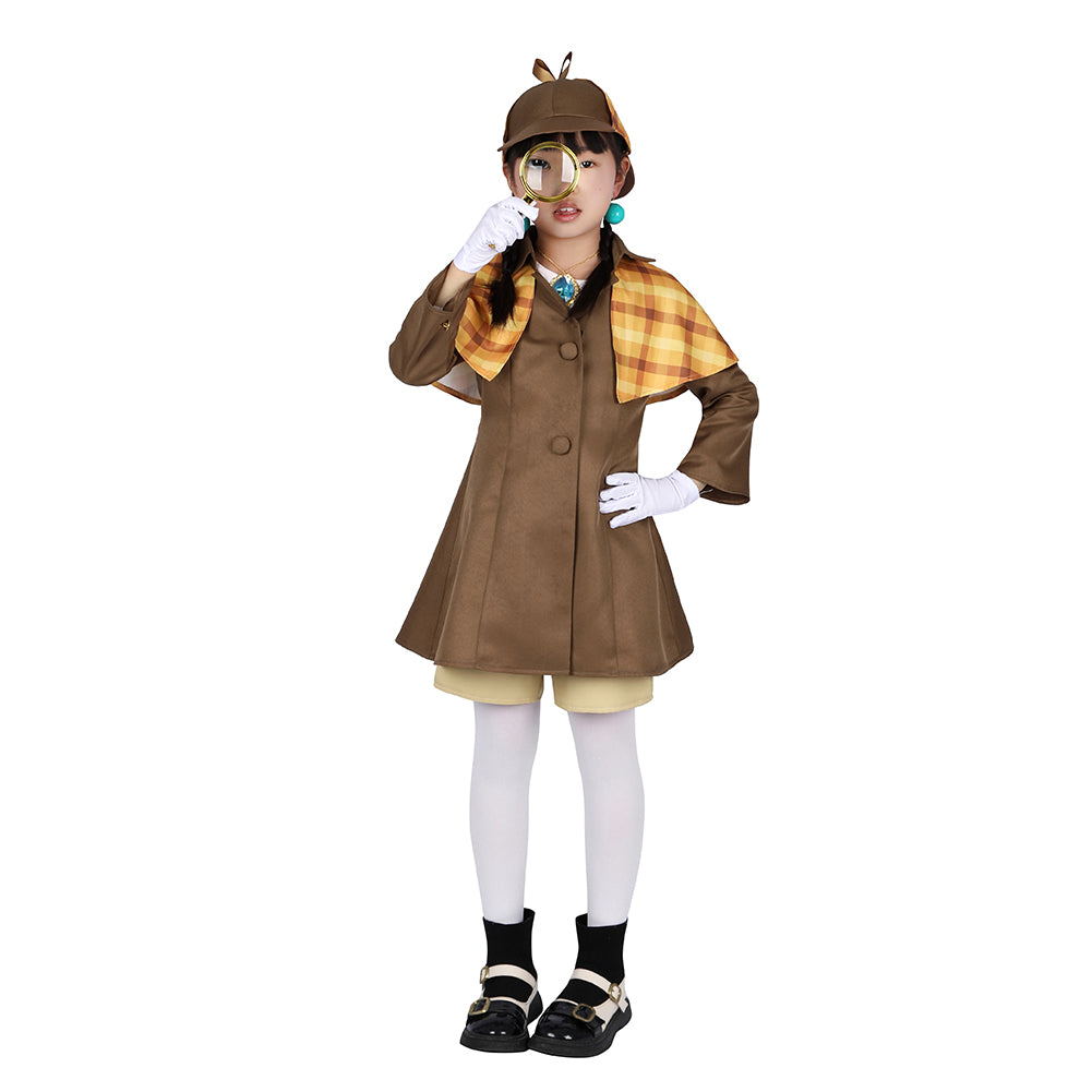 Enfant Jeu Princess Peach: Showtime!(2024) Détective Peach Cosplay Costume