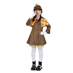 Enfant Jeu Princess Peach: Showtime!(2024) Détective Peach Cosplay Costume