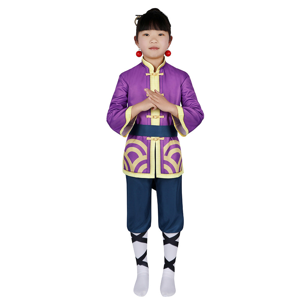 Enfant Jeu Princess Peach: Showtime!(2024) Kung Fu Peach Cosplay Costume