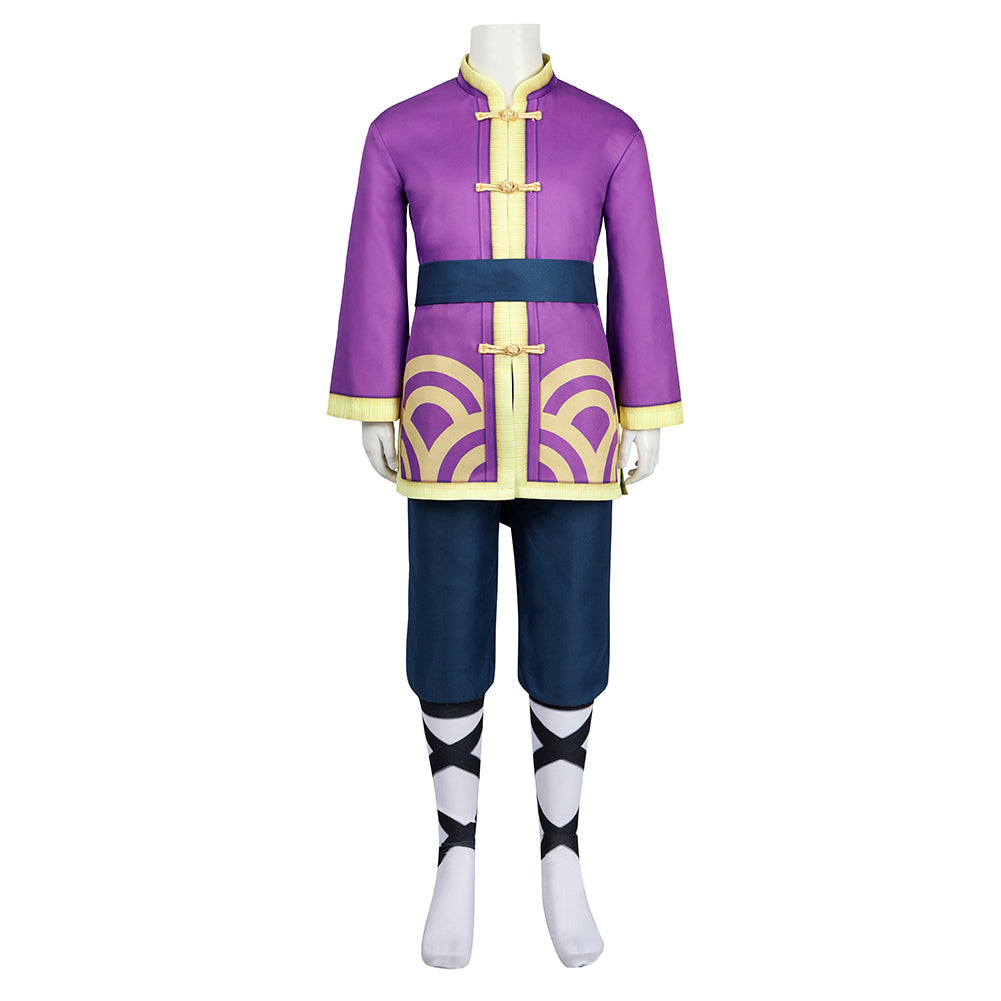 Enfant Jeu Princess Peach: Showtime!(2024) Kung Fu Peach Cosplay Costume