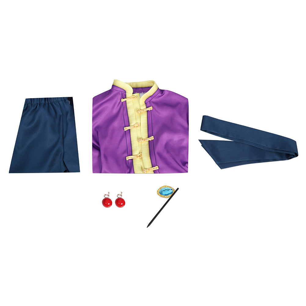 Enfant Jeu Princess Peach: Showtime!(2024) Kung Fu Peach Cosplay Costume