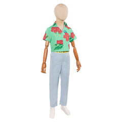 Enfant KPop Demon Hunters(2025) Abby Saja Tenue de Chemise Verte Cosplay Costume