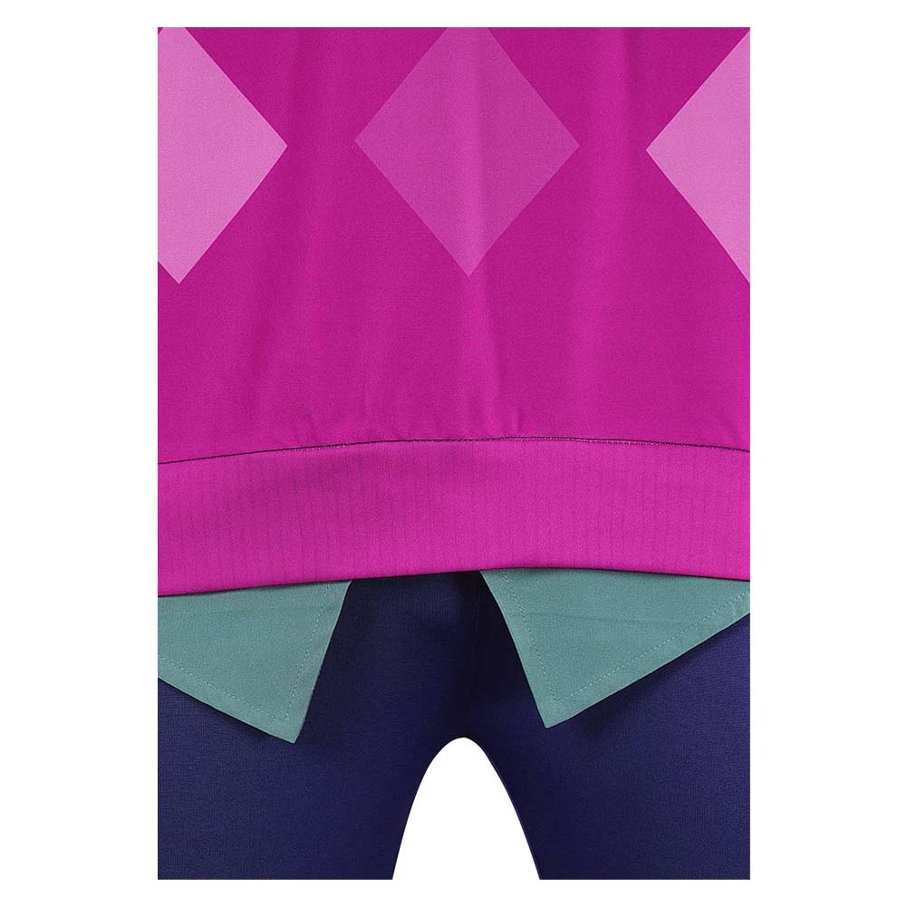 Enfant Kpop Demon Hunters(2025) Baby Saja Tenue à Carreaux Roses Cosplay Costume