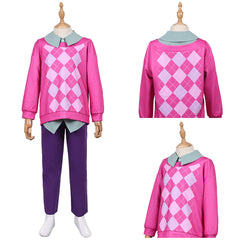 Enfant Kpop Demon Hunters(2025) Baby Saja Tenue Rose Sans Chapeau Cosplay Costume