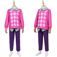 Enfant Kpop Demon Hunters(2025) Baby Saja Tenue Rose Sans Chapeau Cosplay Costume