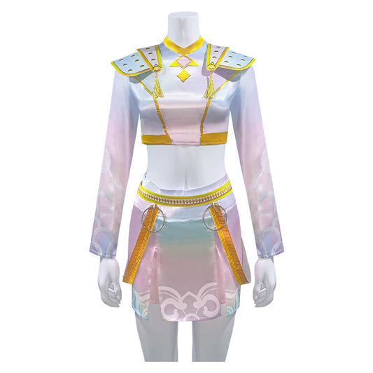 Enfant KPop Demon Hunters(2025) Huntrix Zoey What It Sounds Like Tenue Cosplay Costume Ver.2