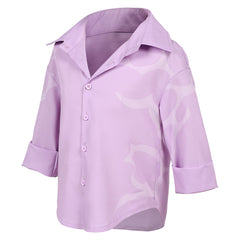 Enfant KPop Demon Hunters(2025) Jinu Saja Chemise Rose Cosplay Costume