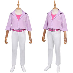Enfant KPop Demon Hunters(2025) Jinu Saja Tenue de Chemise Rose Cosplay Costume